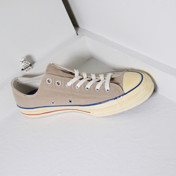 Converse Tan Cream Chuck 70s All Star Low Tops - Picture 6 of 7